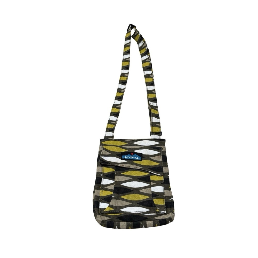 KAVU Keeper Crossbody Bag Keeper Sling Canvas Patterned